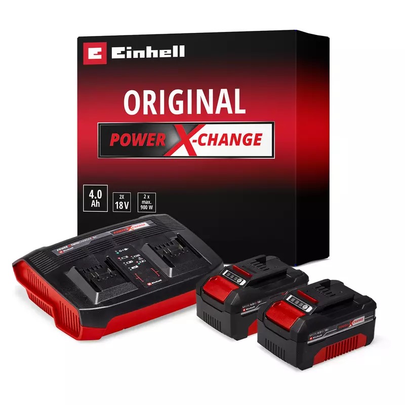 PXC-Starter-Kit 2x 4,0Ah & Twincharger Kit 2